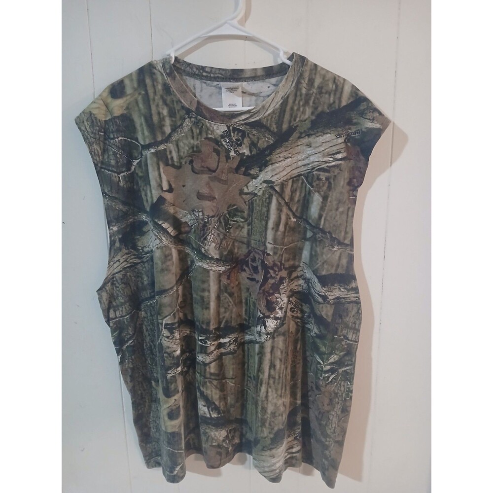 Mossy Oak Break Up Infinity Men's 2XL Camo Sleeveless Crew T-Shirt